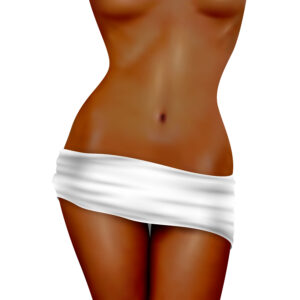 Dark Skin Slim Female Body